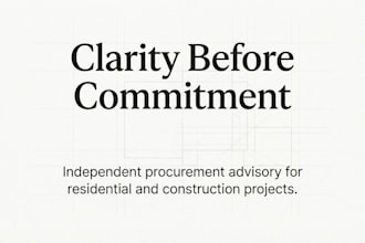 identify procurement risks before you commit to any construction supplier