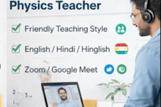 teach class 11 and 12 physics topics and numerical