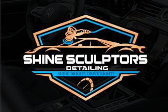 do modern automotive, car rental and dealership, car racing and repair logo