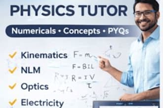 help you with jee and neet physics numericals and doubts