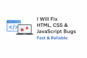 fix bugs in HTML CSS and javascript website