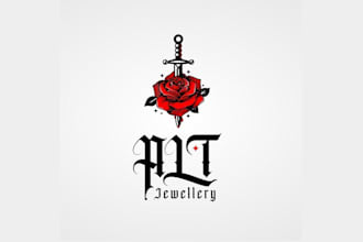 design gothic alternative jewellery brand logo