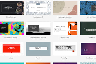 create professional slide presentations tailored to taste
