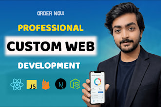 develop a modern react web app with firebase backend