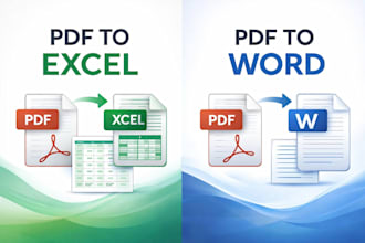 do pdf to excel and word