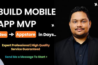 build a production ready mobile app mvp for ios and android