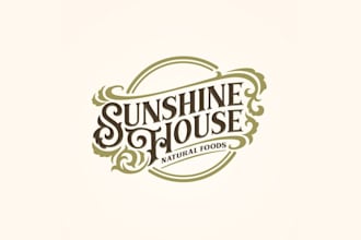 design local health food store logo