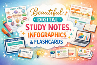 create digital notes for any topic in your academic