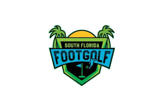 creative necessary logo for south florida foot golf club