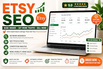 optimize your etsy listings with SEO and keyword research