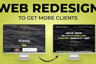 redesign your homepage, modern, responsive, high converting