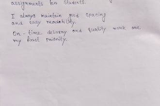 write neat and clear handwritten notes in english and bengali