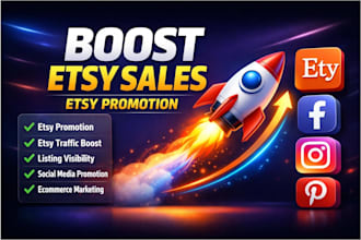 boost etsy sales with etsy promotion and ecommerce marketing
