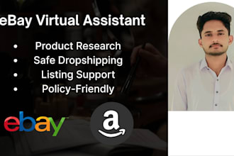 be your ebay virtual assistant for product research and listing