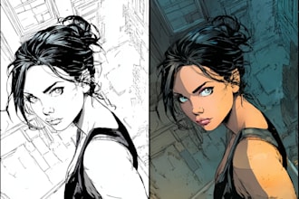 draw comic book illustration with comic book illustrator