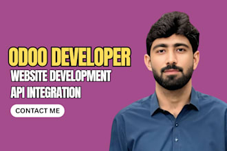 develop and customize odoo modules and API integration