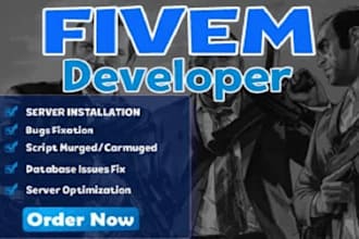 be your esx or qbcore legacy fivem developer create or modify