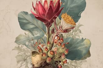 draw a botanical illustration