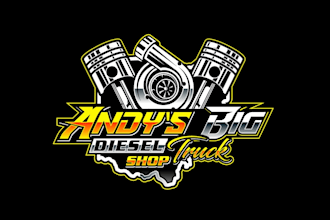 create graceful and fantastic diesel logo design