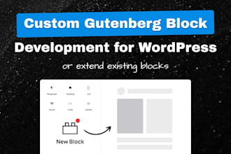 create a custom gutenberg block for wordpress block editor