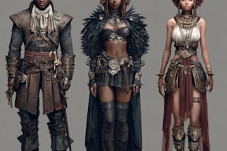 draw fantasy illustrations, concept art, and card game art