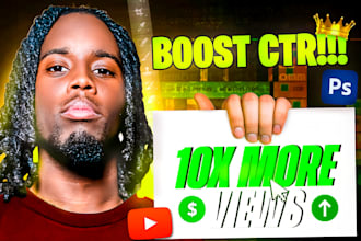 design eye catching youtube thumbnails that boost CTR