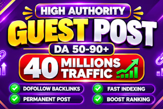 write and publish articles on medium,com and linkedin high da guest post service