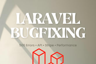 fix any laravel bug, error or 500 issue in 24h