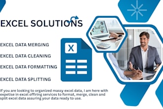 format, merge, clean and split excel data for every kinds of companies