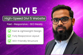 build a responsive wordpress website using divi 5