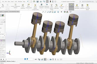 design machine parts, tools, and assemblies in solidworks