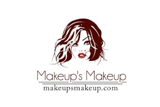 design makeup beauty salon fashion logo