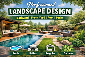 do professional landscape design backyard design  front yard design