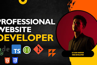 create you best website as a backend developer