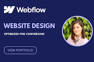 design webflow page or webflow website