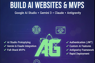 build ai websites, mvp with google ai studio antigravity gemini 3 claude code