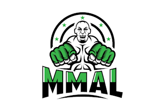 design modern mixed martial arts blog logo
