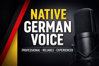 record a professional german voice over ai free