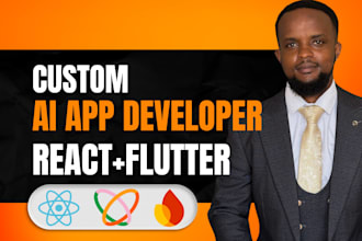 do ai mobile app development, ai app developer flutter react native