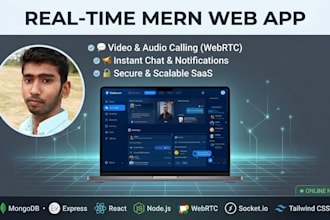 build a real time mern application with webrtc and socket
