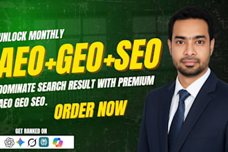 do GEO SEO aeo to boost your ai search visibility and google ranking