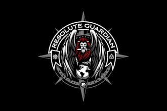create a modern and trustworthy security logo
