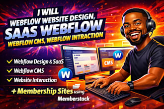 webflow website design, saas webflow, webflow cms, webflow website interaction