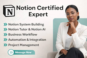 design a custom notion template, aesthetic notion planner and dashboard
