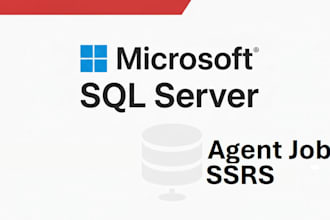 develop and manage sql server databases, ssrs reports