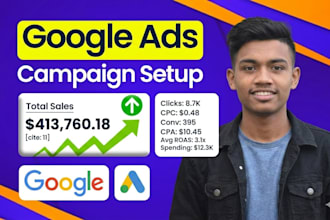 setup and optimize google ads PPC campaigns