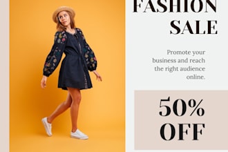 create eye catching facebook instagram ads design