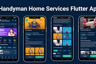 develop handyman app, on demand service provider