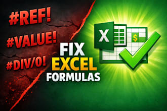 fix excel formulas and repair broken spreadsheets professionally