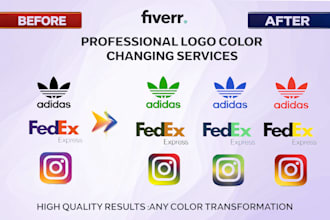 recolor, edit, and change your logo professionally
